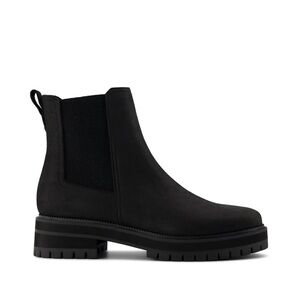 TOMS Bennet Chelsea Boot Water Resistant Lug Sole Loafer Black Size 7